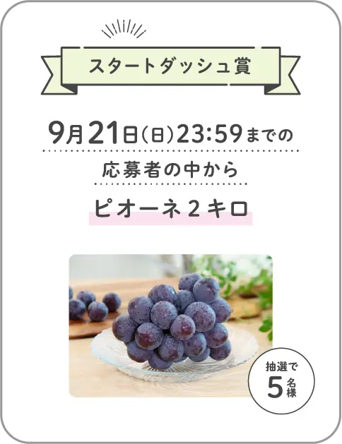 スタートダッシュ賞